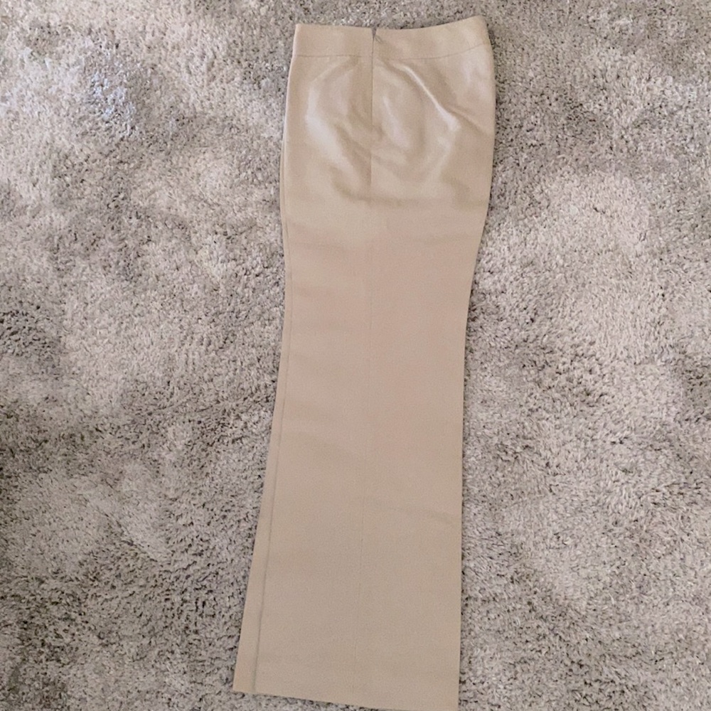 Ann Taylor Tan wide leg dress slacks